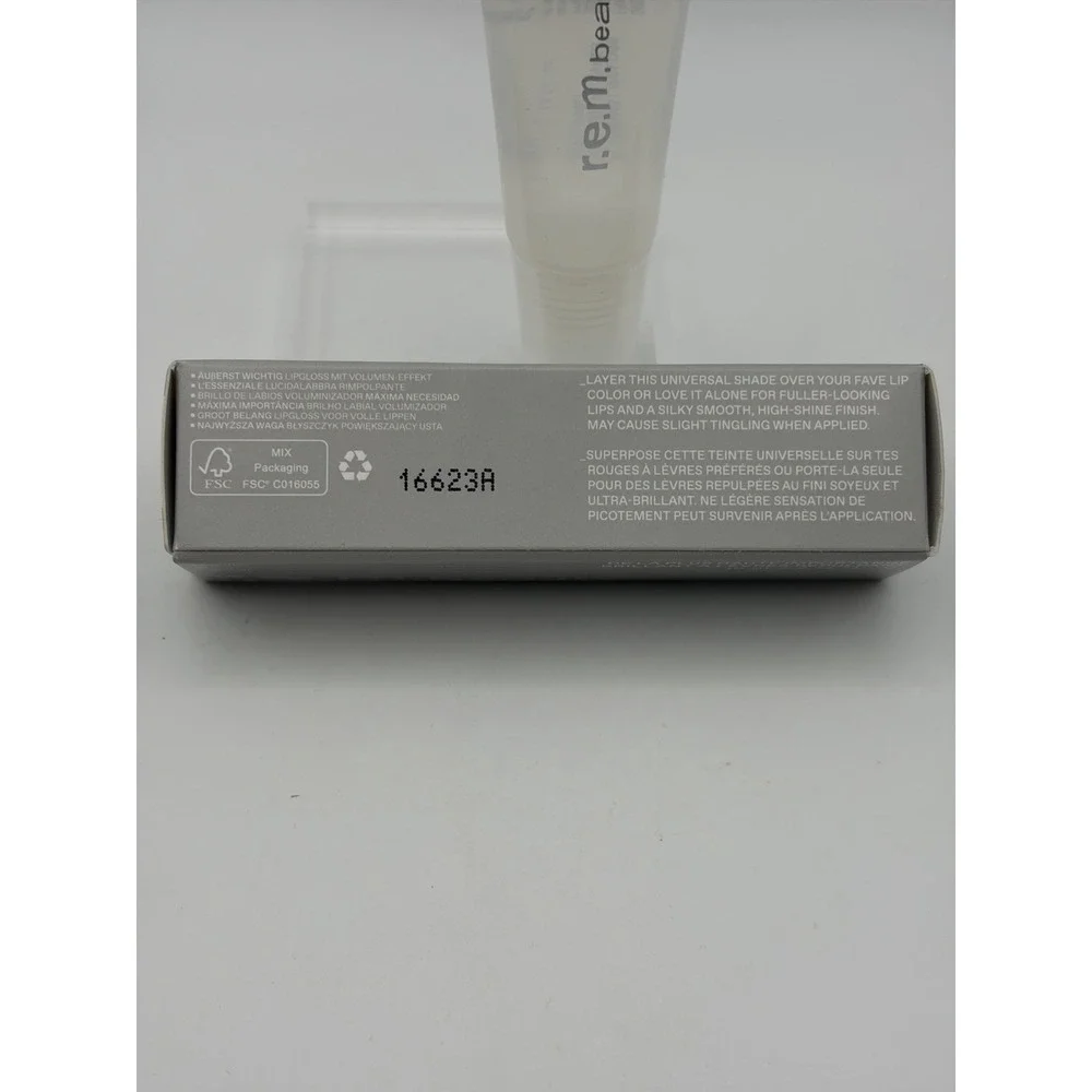 REM Beauty Plumping Lip Gloss Utmost Importance 10ml 0.34 Fl Oz Brand New